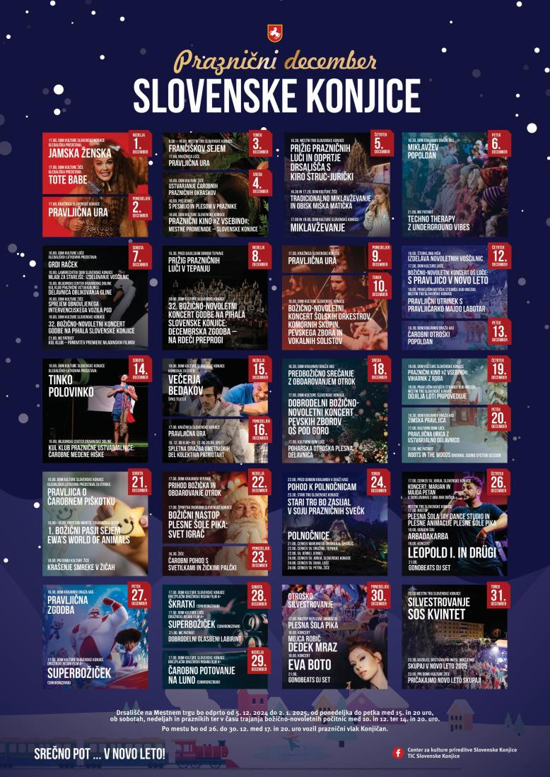 Praznični december v Slovenskih Konjicah