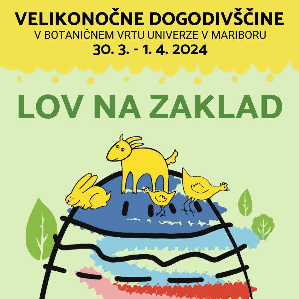 Velikonočne dogodivščine v Botanični vrtu univerze v Mariboru