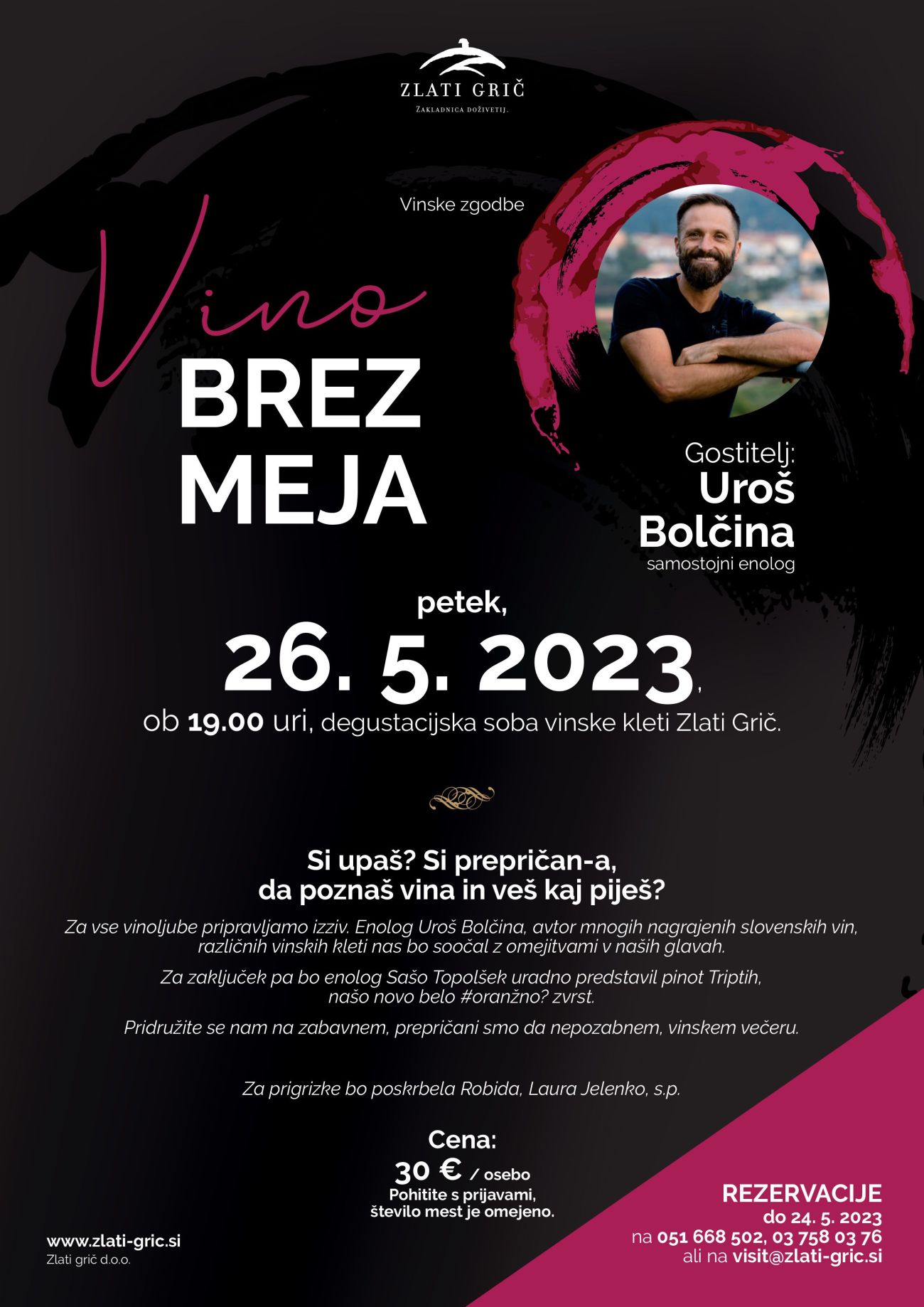 Vinske Zgodbe Maj 2023 Vino Brez Meja Pohorje Slovenija