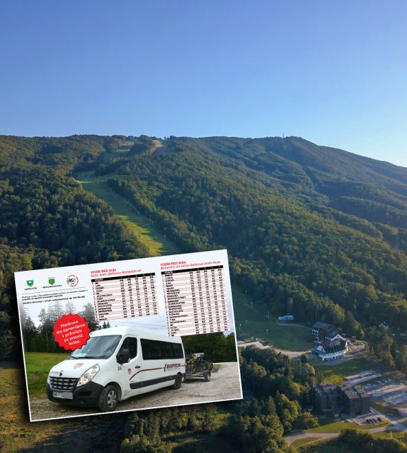 Poletni avtobus na Pohorje: Ruše - Bellevue - Hoče
