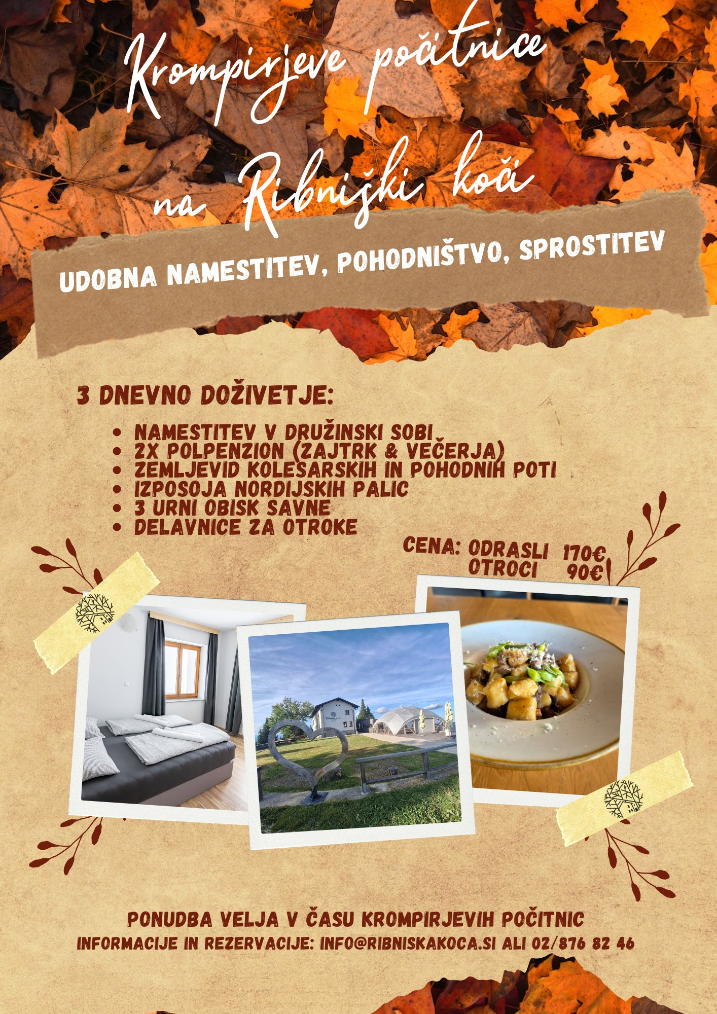 Ribniška koča – jesen v toplem objemu planin